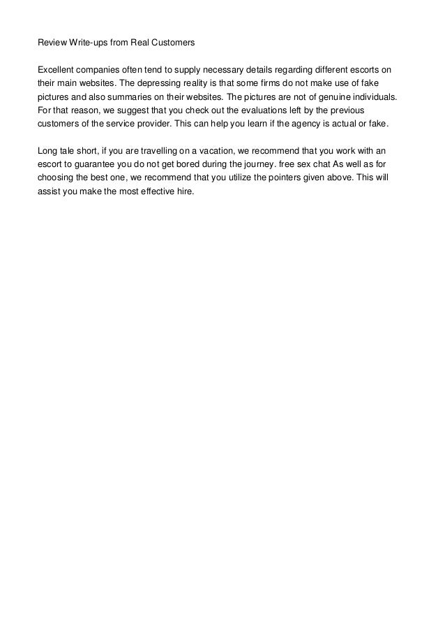 Escort Review Websites